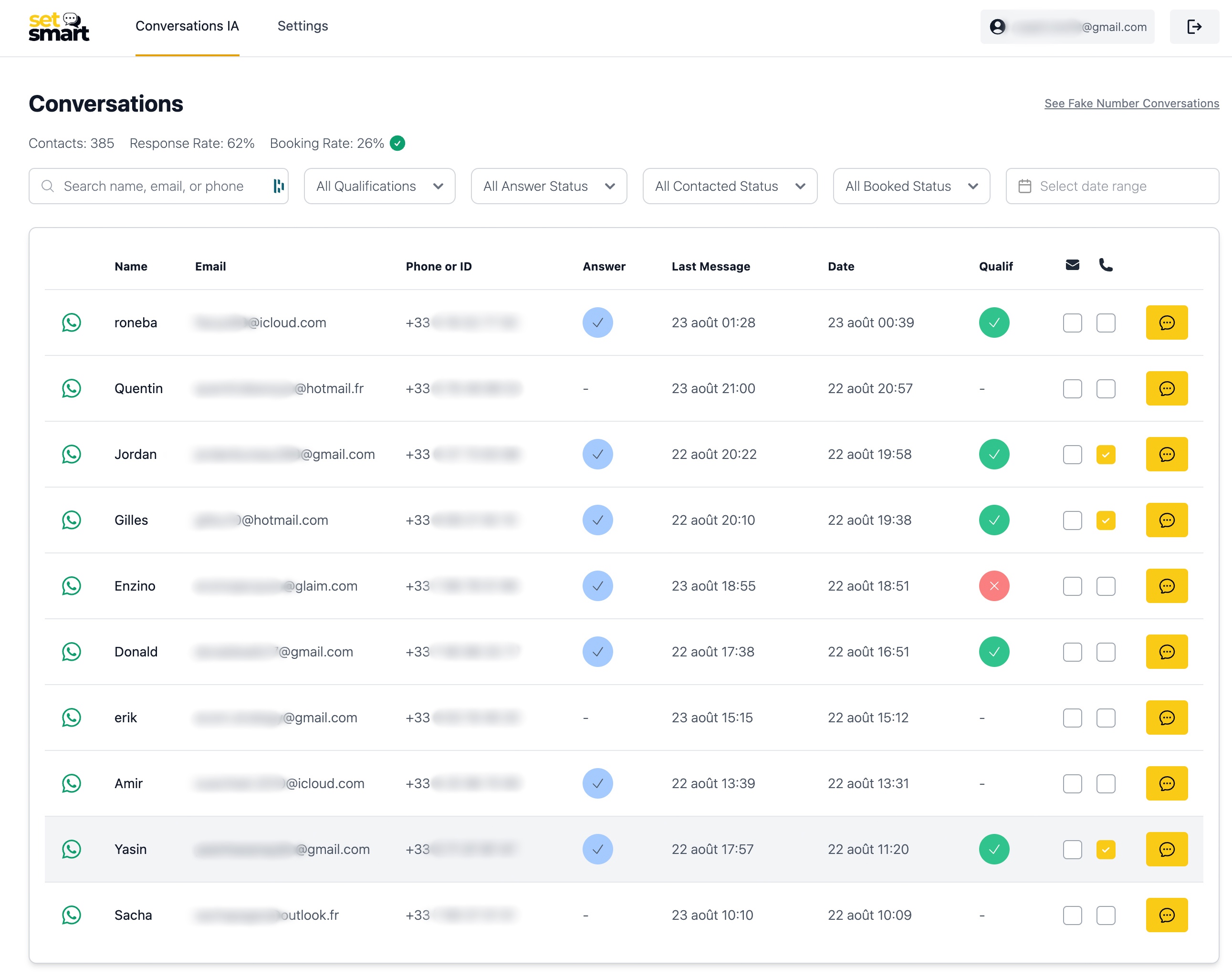 SetSmart Dashboard Preview